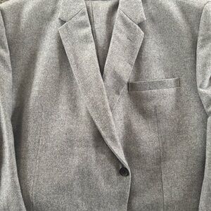 Tweed gray suit 
58R Jacket
W50 L30 Pants